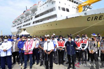 Kunjungan kerja tiga menteri di Pelabuhan Bakauheni
