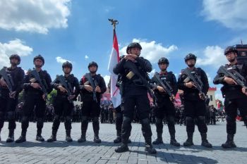Brimob kirim 14 personel terbaik ke Turki dan Irlandia Utara
