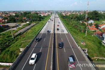 Arus balik di Tol Pemalang-Batang terpantau ramai lancar