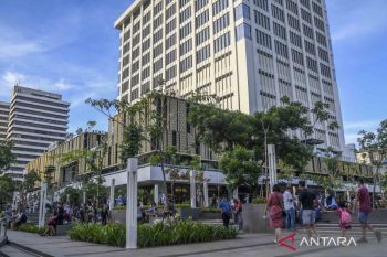 Warga Jakarta berlibur lebaran di Mal Sarinah