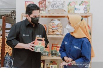 Menteri BUMN dan Menkop sepakat optimalkan anggaran belanja produk UMKM