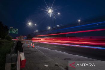Arus balik lebaran di tol Jakarta-Cikampek