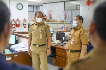 Usai Lebaran, ruang kerja pegawai Kantor Wali Kota terisi 75 persen