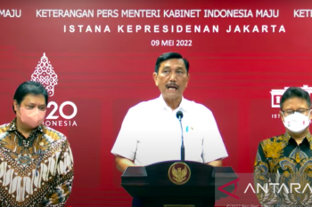 Luhut: Pemerintah pantau pergerakan kasus COVID-19 dalam 1-2 pekan ke depan