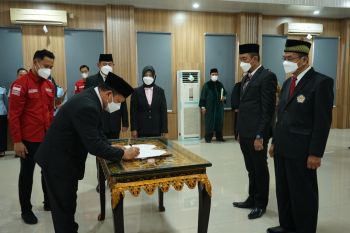 Kakanwil Kemenkumham Sumsel lantik anggota majelis pengawas daerah notaris