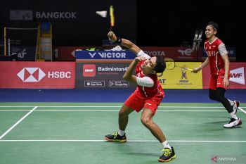 Fajar/Rian ke semifinal tekuk ganda Jepang