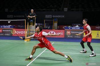 Empat ganda putra Indonesia lolos perdelapan final Thailand Open 2022