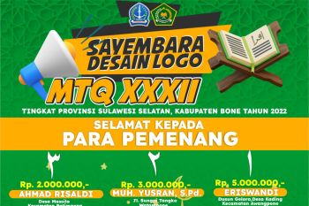 Desainer asal Bone menangkan lomba logo MTQ ke-32 Provinsi Sulsel