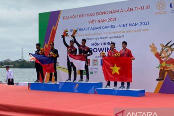 Indonesia raih emas pertama cabor dayung di SEA Games Vietnam
