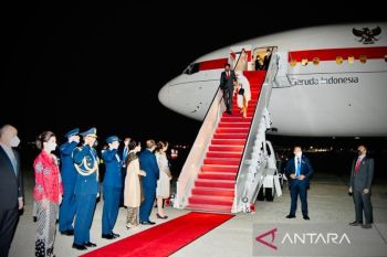 Presiden Jokowi dan rombongan tiba di Washington D.C.