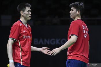 Liu Yuchen/Ou Xuan Yi jadi juara baru ganda putra Indonesia Open