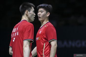 Pasangan China Liu Yuchen/Ou Xuan Yi juara ganda putra Indonesia Open 2022