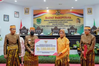 Pemprov Sulsel kucurkan Rp7 miliar untuk rampungkan Jembatan Lawewe Lutra