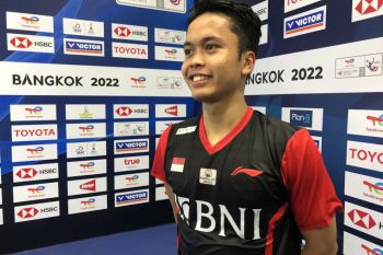 Piala Thomas - Ginting mulai tunjukkan taji di partai pembuka perempat final
