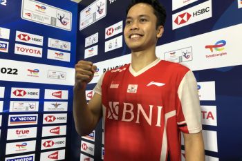 Piala Thomas 2022 - Anthony Ginting kalahkan Momota di partai pembuka