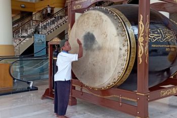 Kentongan dan beduk, kearifan lokal untuk mitigasi bencana di Mataram
