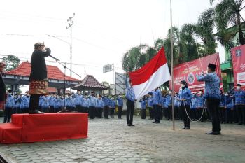 Kakanwil Kemenkumham Sumsel jadi pembina upacara Hardiknas 2022