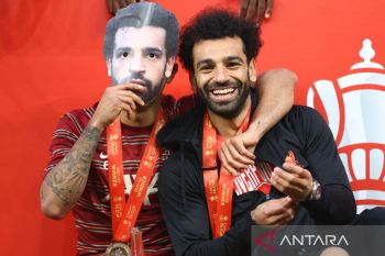 Mohamed Salah berharap Liverpool tutup musim dengan empat gelar