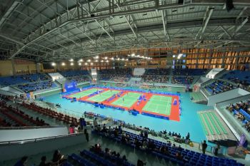 Bulu tangkis beregu putri Indonesia lawan Thailand di final SEA Games