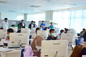 140 peserta tidak hadir UTBK pada hari pertama di Unhas