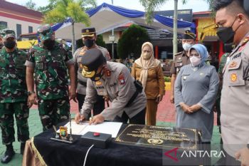 Polres Tanjungpinang dikukuhkan jadi Polresta