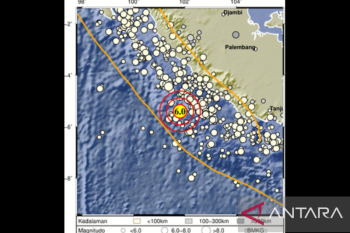 Gempa di Bengkulu M 5,9