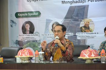 Rektor Unhas: Diperlukan peningkatan SDM guna menghadapi perubahan iklim