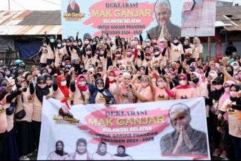 Mak Ganjar Sulsel deklarasi dukung Ganjar Pranowo Capres 2024