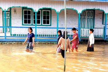 Beberapa kawasan Kaltara masih tergenang