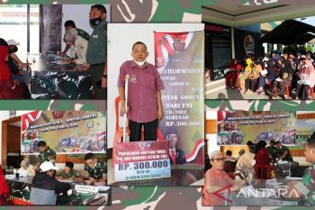 Kodim Solok salurkan bantuan tunai pangan untuk 6.000 PKLW