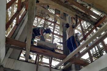 Koramil 1708-04 bantu warga bangun tempat ibadah