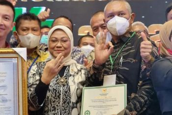 Menaker serahkan penghargaan K3 kepada PT RAPP