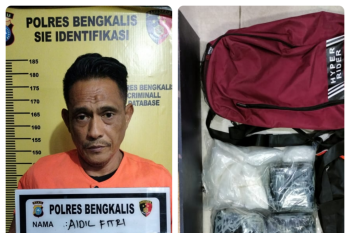 Bandar sabu asal Bengkalis diringkus di Kampar