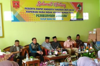 Hingga Mei 2022, baru 84 koperasi di Agam yang melaksanakan RAT