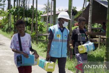 PLN ungkap target Papua terang mencapai 96,89 persen.