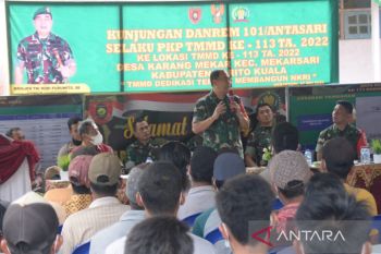 Danrem Antasari:  TMMD wujud semangat bantu atasi kesulitan masyarakat