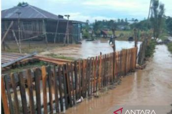 Banjir  landa Desa Olu Kabupaten Sigi