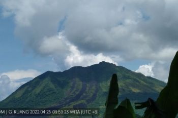 PVMBG masih evaluasi penurunan status Gunung Ruang di Sulut