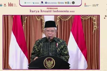 Karya Kreatif Indonesia, Wapres Ma'ruf Amin apresiasi upaya BI kembangkan UMKM RI