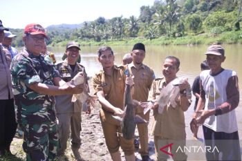 Pokmaswas Bersama Dusun Siambalau Sawahlunto panen ikan dari lubuk larangan