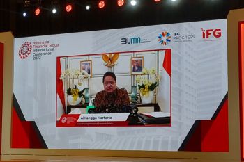 Airlangga: Indonesia butuh 25 persen PDB untuk transisi ekonomi berbasis EBT