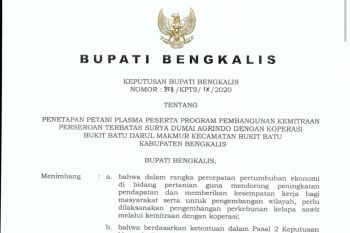 Ada nama pejabat Bengkalis penerima CPCL Koperasi BBDM