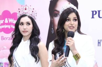 Harnaaz Shandu dan Laksmi Shari promosikan cinta produk lokal Indonesia