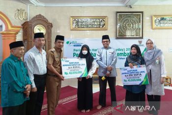 Tenaga keagamaan terima santunan kematian BPJAMSOSTEK Rp84 juta