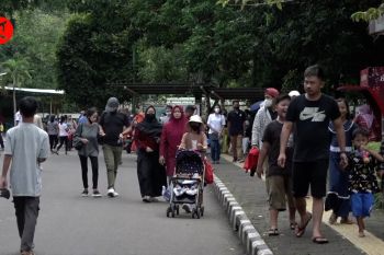 Lebaran kedua, Taman Margasatwa Ragunan mulai dipadati pengunjung