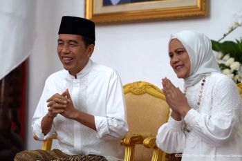 Terbentang jarak, Presiden-Wapres berhalalbihalal daring