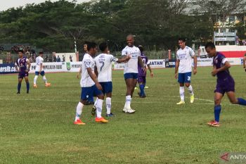 Persib Bandung pesta gol lawan tim Batam dalam pertandingan persahabatan