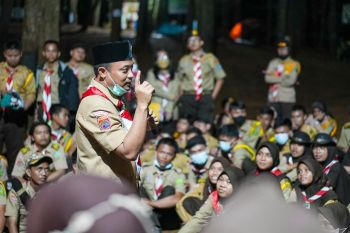 Gubernur Sulsel dorong Pramuka Saka Husada menjadi agen perubahan