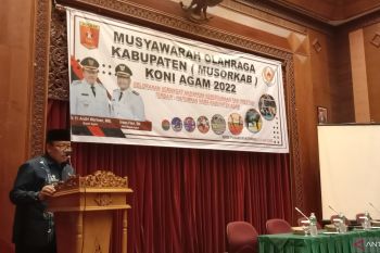 Bupati: Ketua KONI Agam terpilih bisa majukan olahraga