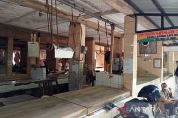 Puluhan los daging sapi di Pasar Bantul tutup imbas penutupan pasar hewan